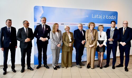 PODPISANIE LISTU INTENCYJNEGO. Współpraca Port Lotniczy Łódź z Centralnym Portem Komunikacyjnym, spółką realizującą projekt inwestycyjny Port Polska