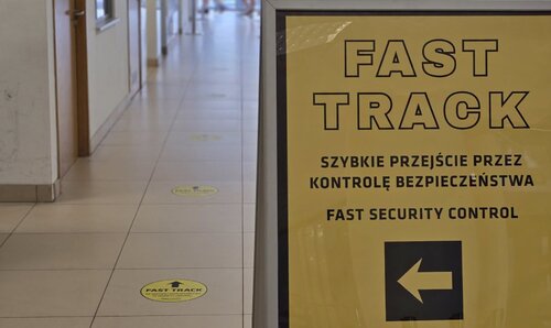 Fast Track na lotnisku w Łodzi