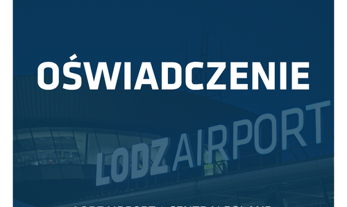 Stanowisko Portu Lotniczego Łódź dotyczące publikacji prasowych odnoszących się do kontroli przeprowadzonej przez Urząd Miasta Łodzi